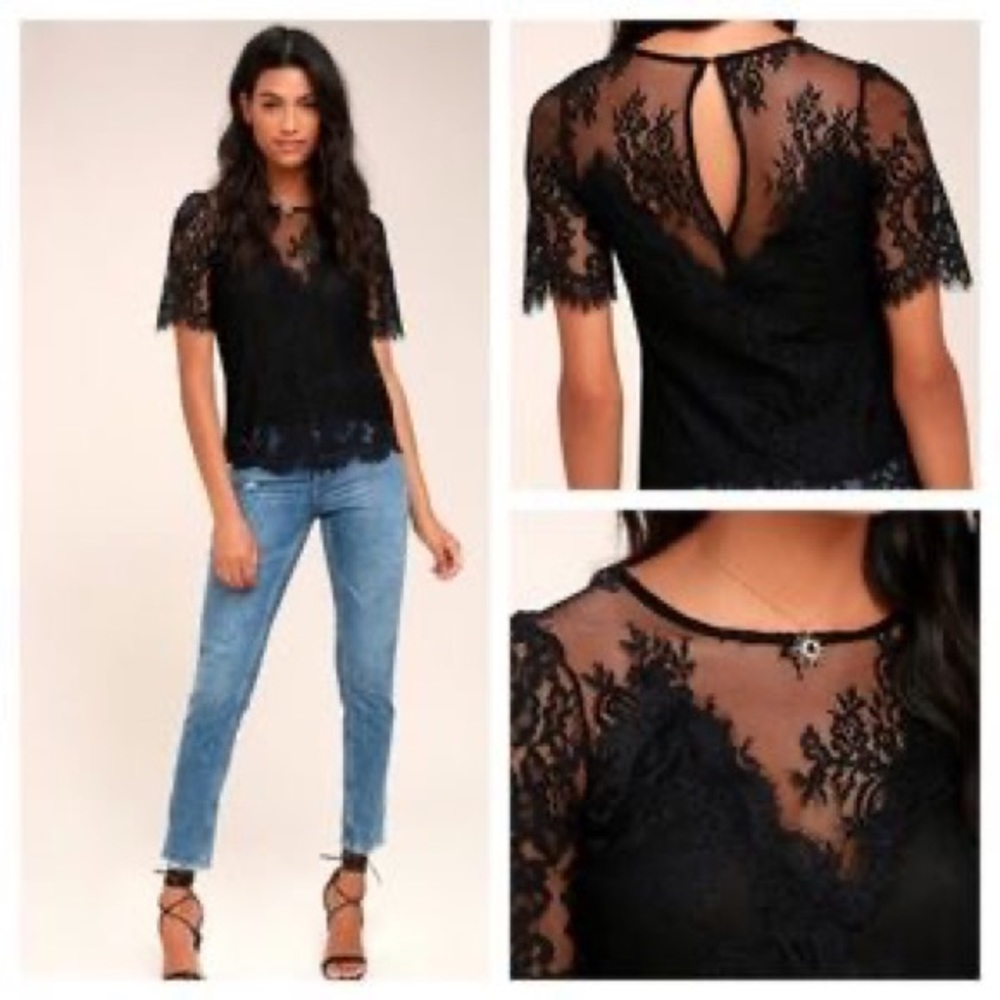 Lulu’s pure genius lace top